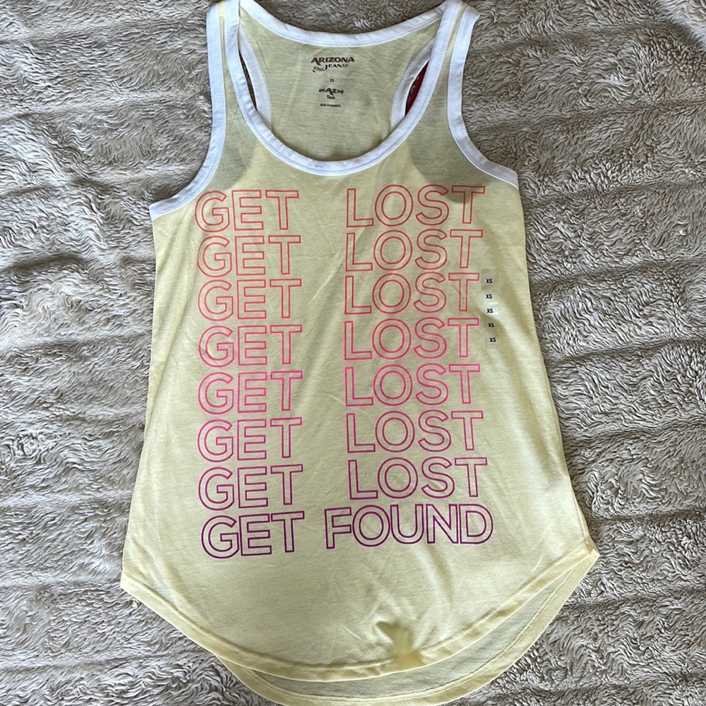 YELLOW TANK TOP